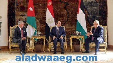 صورة الرئيس الفلسطيني أمام القمة الثلاثية: نثمن عاليا موقف الاشقاء في مصر والاردن الداعم لمواقفنا