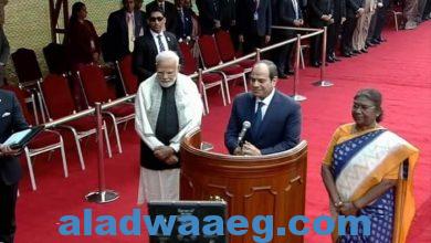 صورة نص كلمة الرئيس عبد الفتاح السيسي أمام الصحفيين بالقصر الرئاسي الهندي