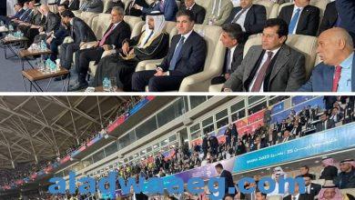 صورة وزير الرياضة يشهد افتتاح كأس الخليج العربى بالعراق…ويلتقى مجموعة من وزراء الشباب والرياضة العرب