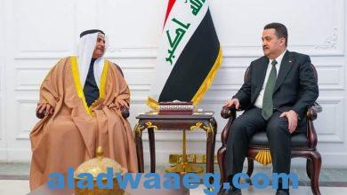 صورة رئيس مجلس الوزراء العراقي يعقد جلسة مباحثات مع رئيس البرلمان العربي