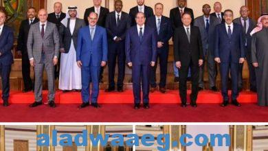 صورة الرئيس السيسى يستقبل أعضاء الأمانة العامة الجديدة لاتحاد الصحفيين العرب