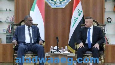 صورة بحث التعاون الأمني بين وزيري الداخلية السوداني والعراقي