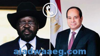 صورة نداء من رئيسي مصر وجنوب السودان للوقف الفوري لإطلاق النار في السودان