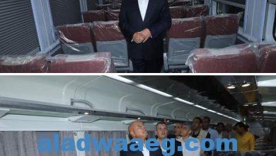 صورة وزير النقل يعلن خلال جولته التفقدية بورش كوم ابوراضي يعلن مفاجأة سارة لركاب الصعيد