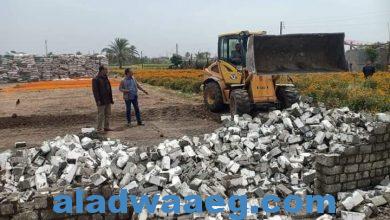 صورة إزالة 65 حالة بناء مخالف على الأراضي الزراعية خلال إجازة عيد الفطر المبارك بمحافظة الفيوم