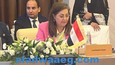 صورة هالة السعيد ومحافظ مصر لدي البنك يشاركان في المائدة المستديرة لمجلس المحافظين بجدة