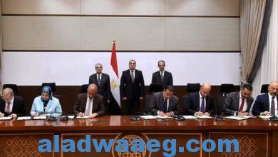 صورة رئيس الوزراء يشهد توقيع عقود لتحويل الأماكن التابعة لشركات الاتصالات الأربع العاملة في مصر للعمل بالطاقة النظيفة