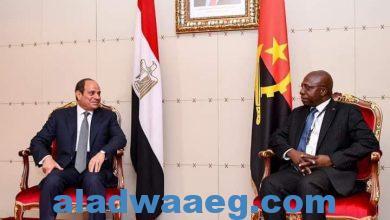 صورة جلسة مباحثات بين الرئيس السيسى ونظيره الانجولى بالعاصمة الانجولية لواندا