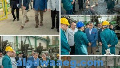 صورة ” وزير الدولة للإنتاج الحربى ” يقوم بجولة تفقدية مفاجئة لشركة ” حلوان للصناعات الهندسية