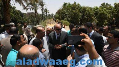 صورة محافظ قنا يتفقد أعمال مشروع خط مياه الشرب الجديد بقرية أولاد نجم