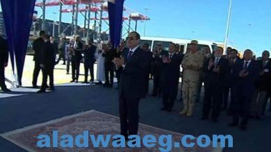 صورة كلمة وزير النقل أمام الرئيس السيسى خلال إفتتاح محطة “تحيا مصر
