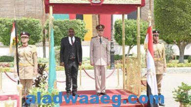صورة وزير الدفاع والإنتاج الحربى يشهد مراسم استقبال وزير دفاع جمهورية زامبيا