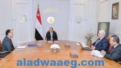 صورة بحضور مدبولى الرئيس السيسي يعقد اجتماعًا مع وزير التعليم العالي