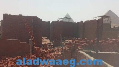 صورة ضبط وإزالة مخالفات بناء بعقار بطريق المنصورية بحي الهرم