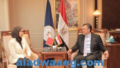 صورة وزير السياحة يستقبل سفيرة البحرين بالقاهرة