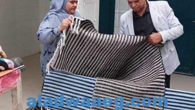 صورة رئيس مركز ومدينة مطاي بالمنيا يتفقد معرض المنتجات والمشغولات اليدوية بقرية “بردنوها