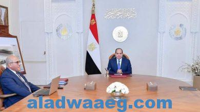 صورة السيد الرئيس يجتمع برئيس الهيئة العربية للتصنيع