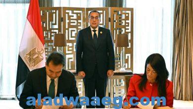 صورة مدبولي: يشهد توقيع مذكرة تفاهم لتعزيز التعاون بين مصر والصين