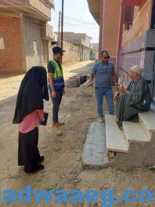 مياه الفيوم" حملات طرق أبواب بقرية كفر محفوظ وبني صالح