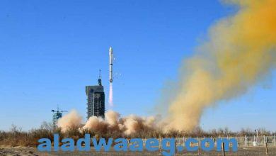 صورة إطلاق قمر صناعي مصري بنجاح من الصين