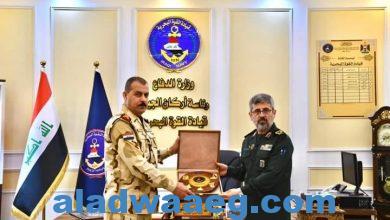 صورة قيادة القوات البحرية العراقية تستقبل الملحق العسكري الإيراني