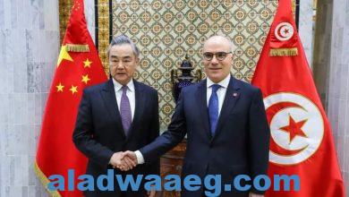 صورة وزير خارجية تونس يشهد جلسة مباحثات مع نظيره الصيني