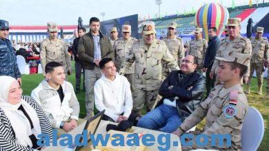 صورة وزير الدفاع يتفقد عدداً من الأنشطة التدريبية للطلبة بالأكاديمية العسكرية المصرية