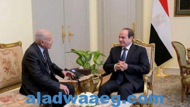 صورة الرئيس السيسي يؤكد إستمرار نهج بلاده الداعم لجامعة الدول العربية