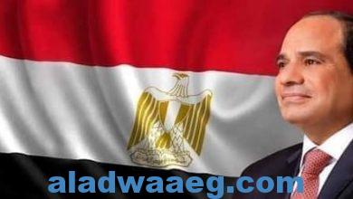 صورة الرئيس عبد الفتاح السيسي بهنئ منتخب مصر عبر صفحته الرسمية