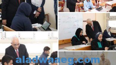 صورة وزير التربية والتعليم يتابع امتحانات الفصل الدراسى الأول للصف الأول الثانوى بالقاهرة.