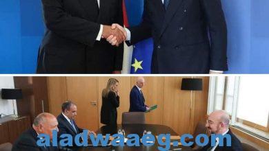 صورة استكمالاً لاتصالاته مع مختلف مؤسسات الاتحاد الأوروبي في بروكسل … وزير الخارجية يلتقي رئيس المجلس الأوروبي