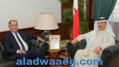 صورة وزير العمل البحريني يستقبل الأمين العام للاتحاد الدولي لنقابات العمال العرب