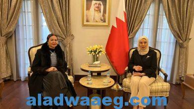 صورة النائبة أمل سلامة خلال لقاءها بسفيرة البحرين : نقدر جهود الدولة فى دعم المرأة ودعمها القضايا العربية