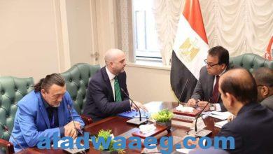 صورة عبدالغفار يستقبل رئيس بعثة الأمم المتحدة للهجرة بالقاهرة