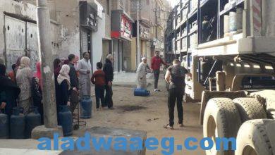 صورة راشد يستجيب لمواطني كرداسة بالجيزة وسيارة محملة بعدد ٧٥٠ اسطوانة بوتاجاز