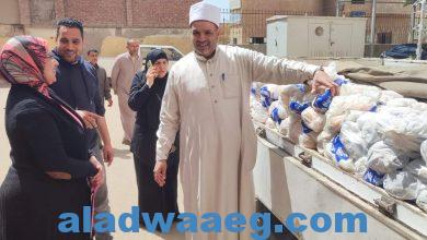 صورة الأوقاف : توزيع 24 طن سلع غذائية من صكوك الإطعام بمحافظات المنيا والمنوفية والغربية والشرقية والقاهرة على الأسر الأولى بالرعاية
