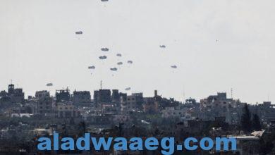 صورة الجيش الأردني: طائرات من 6 دول تشارك بإنزال المساعدات شمال غزة
