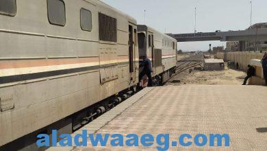 صورة اصطدام قطار القاهرة – الإسكندرية بجرار بالمنوفية دون خسائر فى الارواح