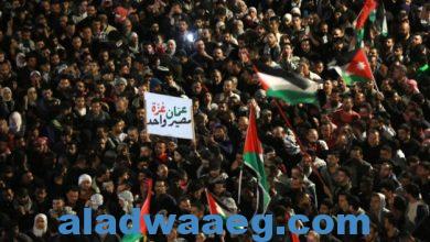 صورة عودة «مظاهرات غزة» في الأردن أمام السفارة الإسرائيلية