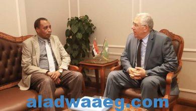صورة وزير الزراعة يبحث مع مدير المنظمة العربية للتنمية الزراعية التعاون المشترك بين الوزارة والمنظمة