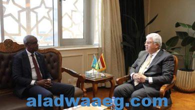 صورة عاشور: يستقبل سفير رواندا بالقاهرة لبحث سُبل تعزيز التعاون