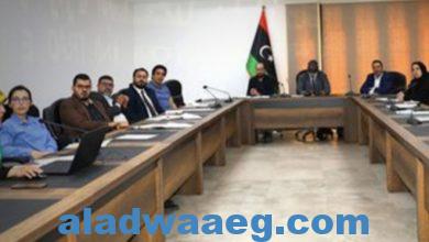 صورة اجتماع فريق تعزيز النمذجة الاقتصادية والتنمية في ليبيا