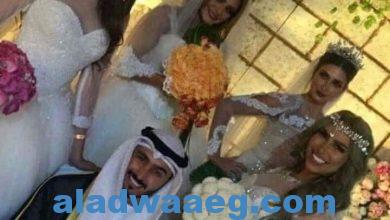 صورة شاب كويتي يتزوج اربعه نساء في ليله واحده