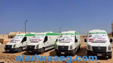 صورة قافلة طبية مجانية بمدينة القصير بالتعاون مع نخبة من أطباء جامعة المنصورة