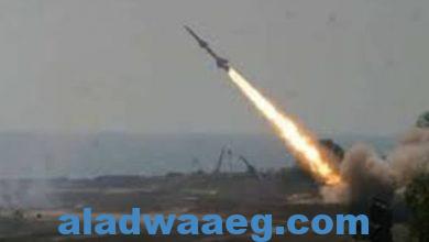 صورة إطلاق صاروخ باليستي لاستهداف المدنيين في مدينة خميس مشيط  