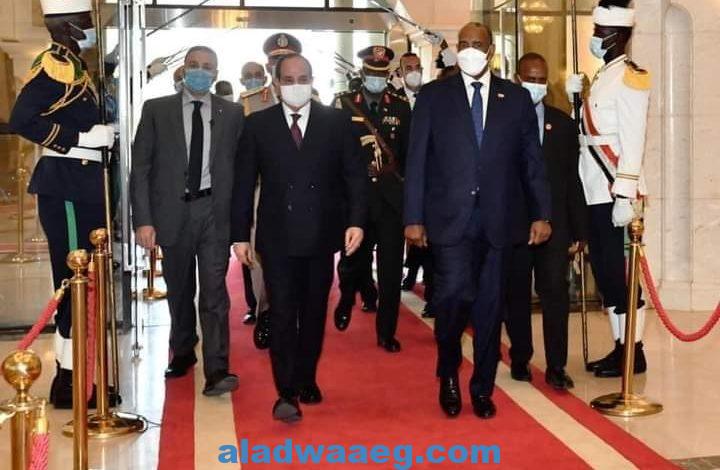 الرئيس السيسى لشعب السودان : نعدكم بأن تبقى مصر إلى جانبكم وأمنكم جزء من أمننا