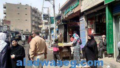 صورة حملة رفع اشغالات من شوارع مدينة بنى مزار