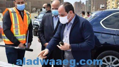 صورة الرئيس السيسي يتفقد عددا من المحاور والطرق الحديثة بشرق القاهرة