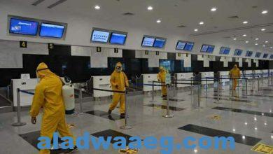 صورة عمليات تعقيم موسعة بجميع المطارات المصرية استعدادا لعطلة عيد الفطر المبارك