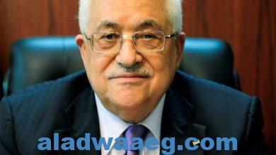صورة الرئيس الفلسطيني يتلقى اتصالا هاتفيا من الوزير اللبناني السابق غازي العريضي